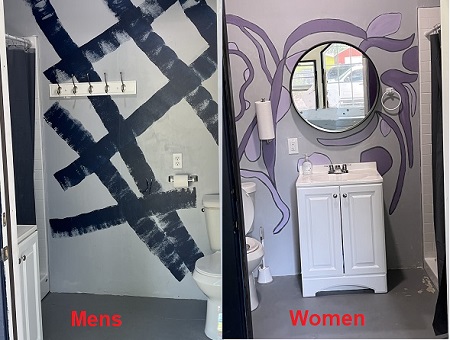 mens and womens bathrooms